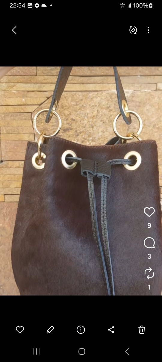 Malote Bucket pêlo e pele