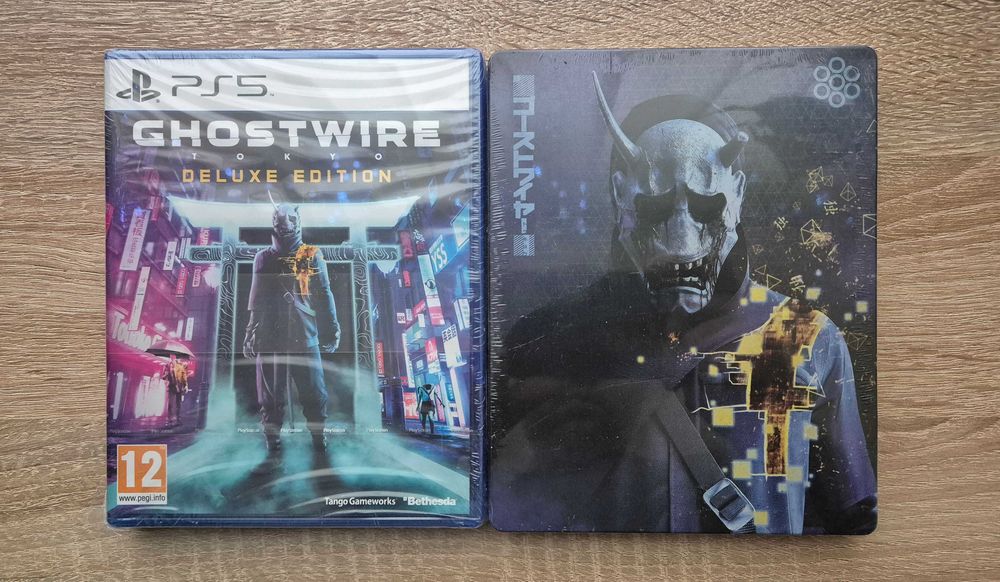 PS5 Ghostwire Tokyo Deluxe Edition +Steelbook (новий, повний переклад)