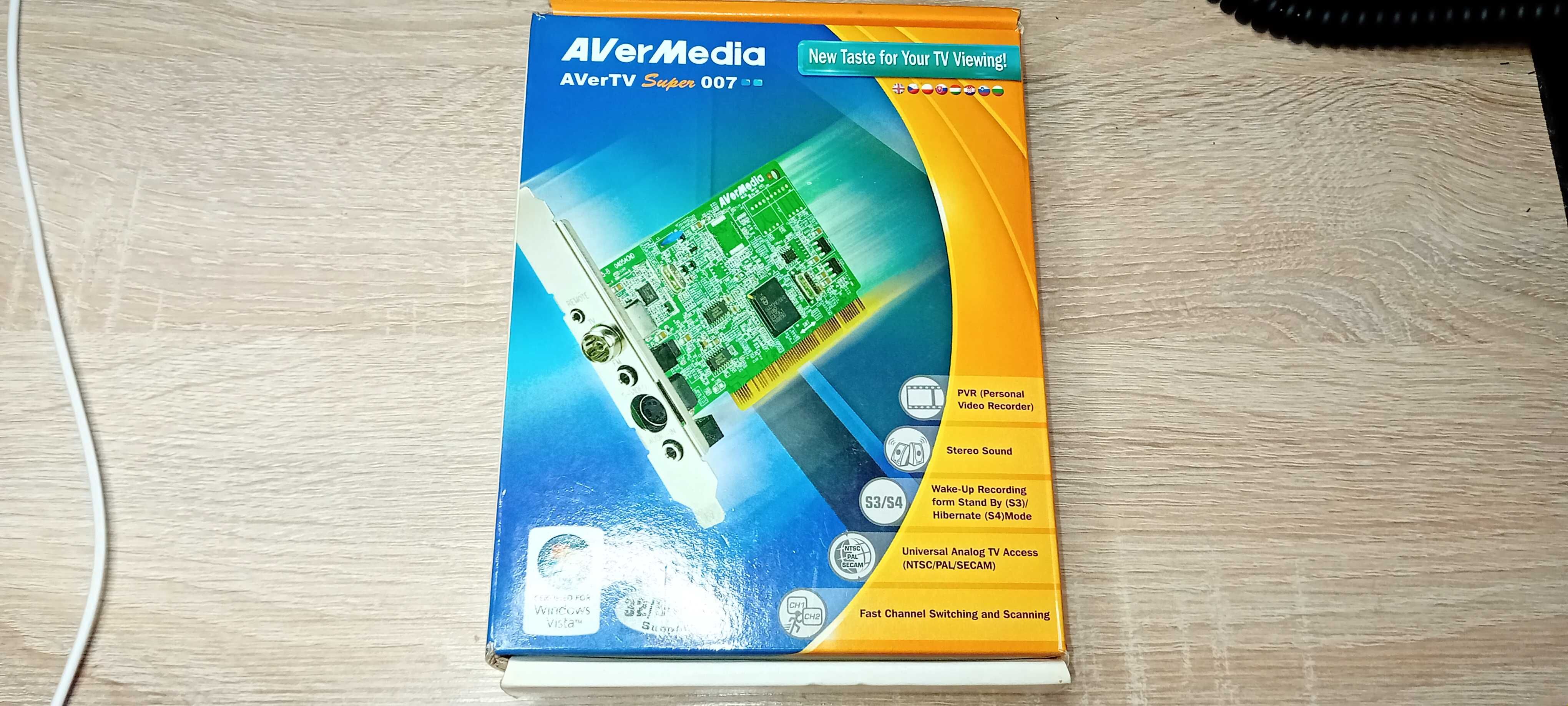 AverTV Super 007 - analogowa karta TV do komputera WinXP