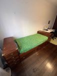 Cama solteiro c/ colchão e c/ cama extra