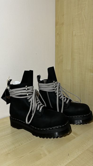 Rick Owens x Dr Martens steel toe quad ro rozmiar 45