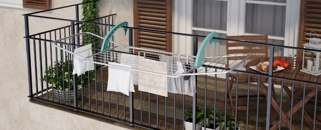 Suszarka wisząca balkonowa na pranie