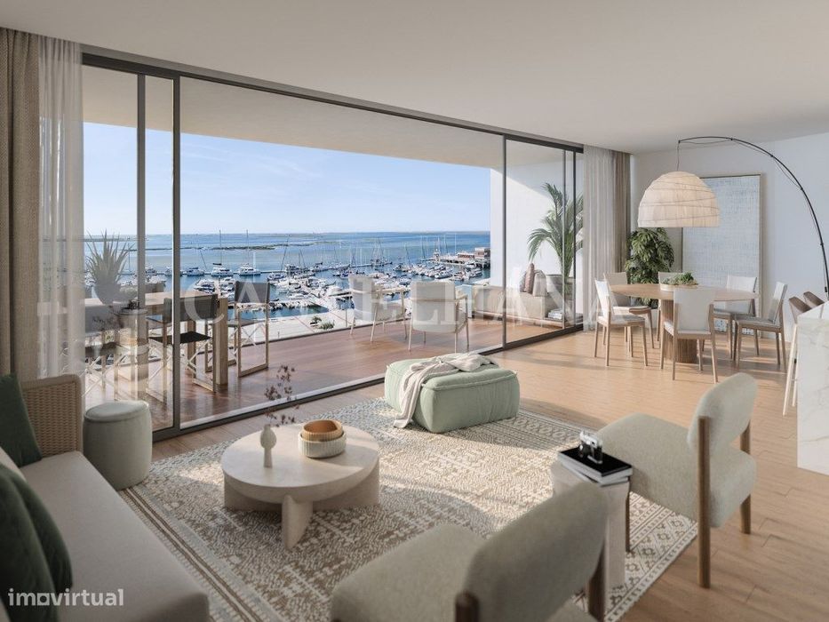 Apartamento T2 com varanda em novo empreendimento na Marina de Olhão