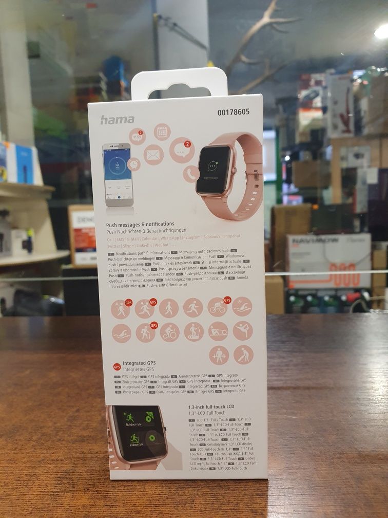 Smartwatch Hama Fit Watch 5910 różowy
