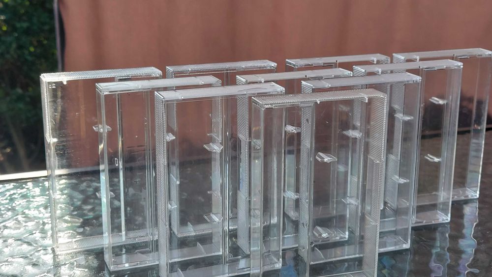 Pudełka na kasety magnetofonowe 10 sztuk