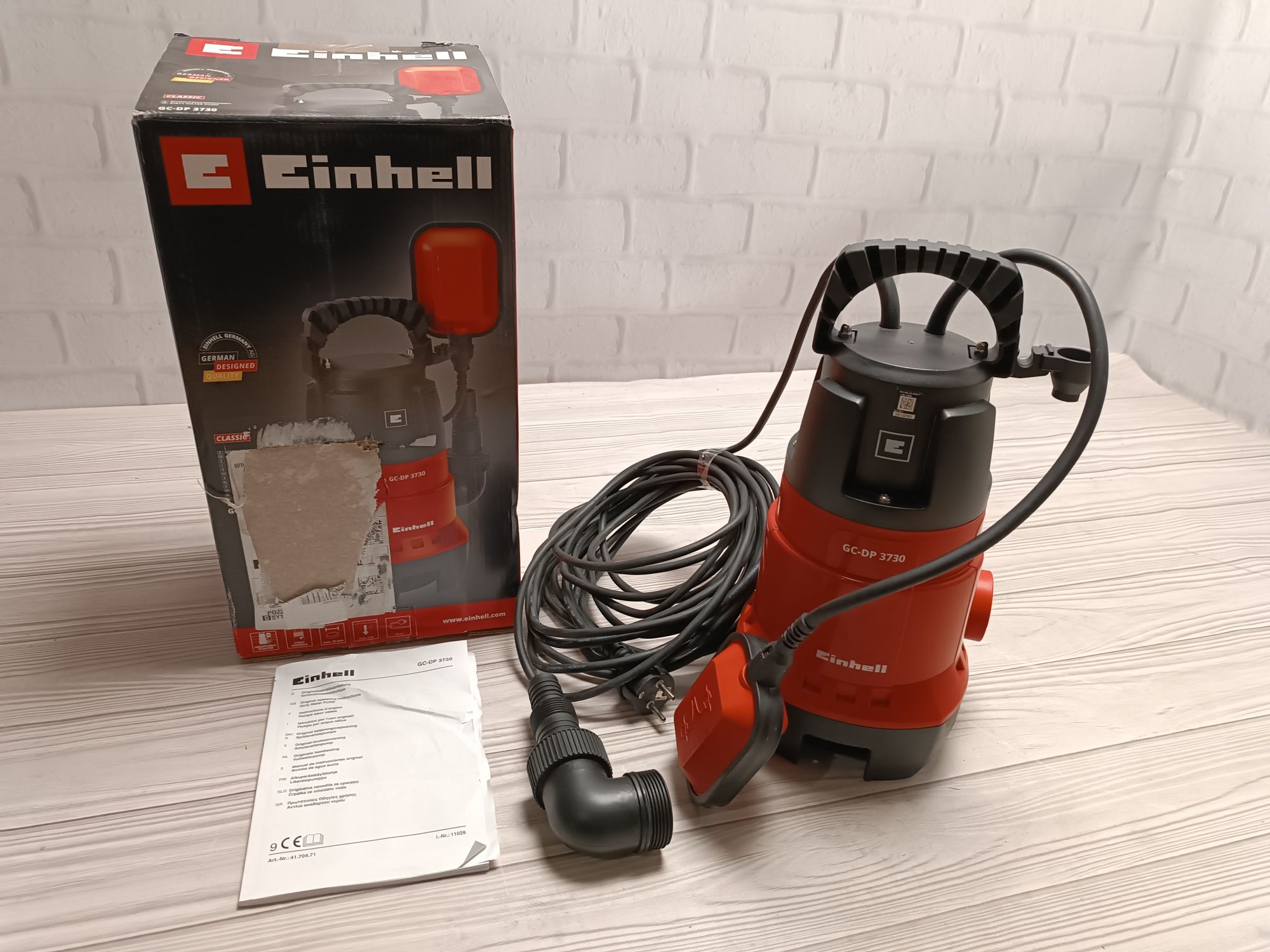 Einhell GH-DP 3730 насос дренажний 370 Вт