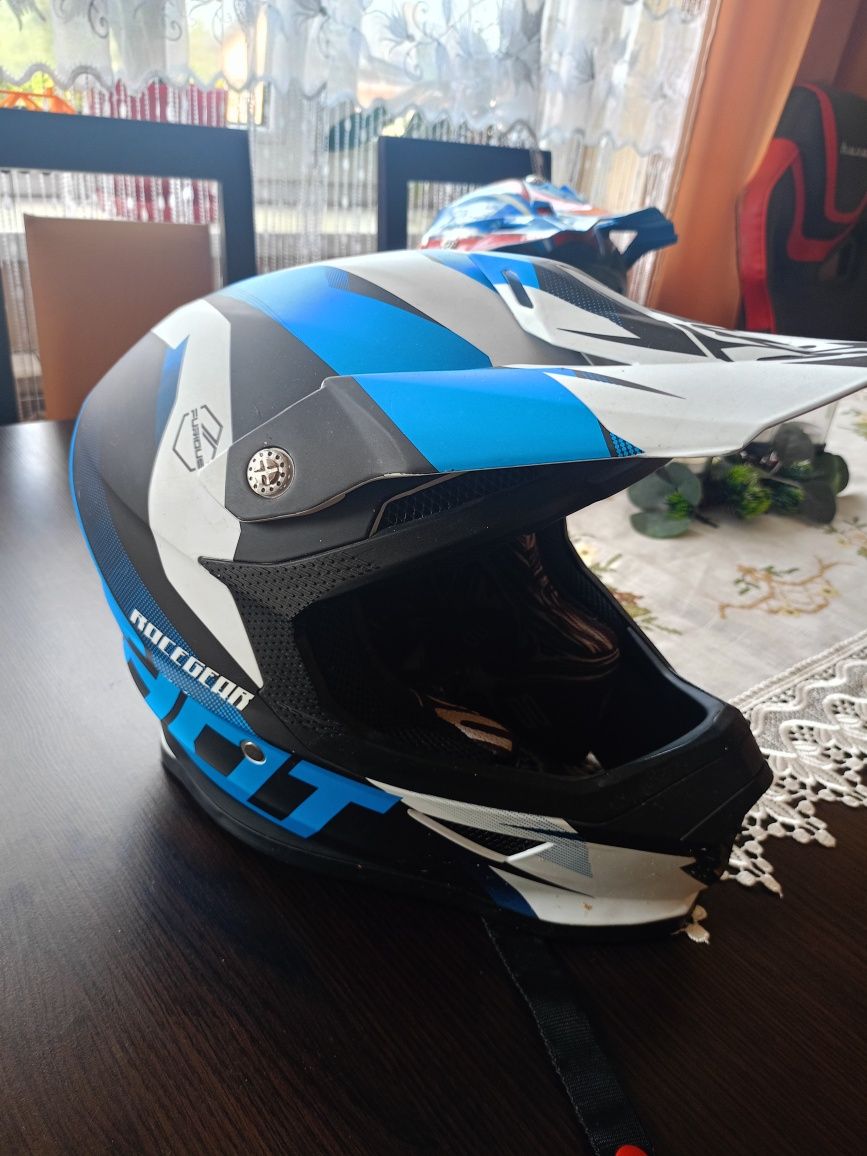 Kask motocyklowy na cross, enduro, quad
