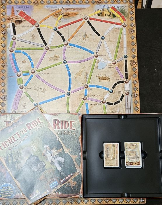 Доповнення до настільної гри Ticket to Ride The Heart of Africa