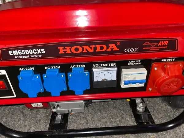 Новый Бензиновый Генератор Хонда 4,5кВт Бензогенератор 6500