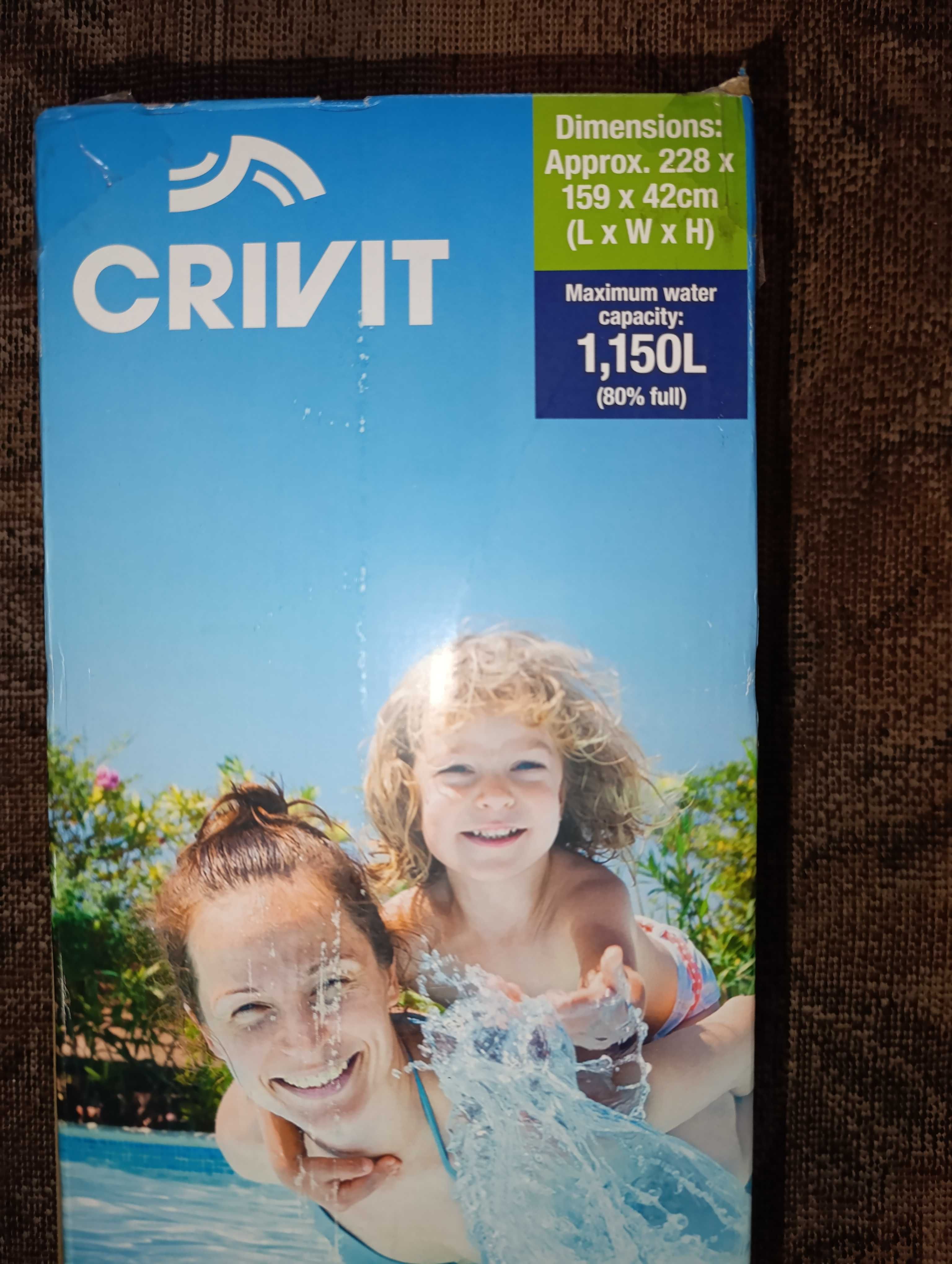 Basen ze stelażem nowy - 1150 litrów wymiary 228x159x42 - zapakowany