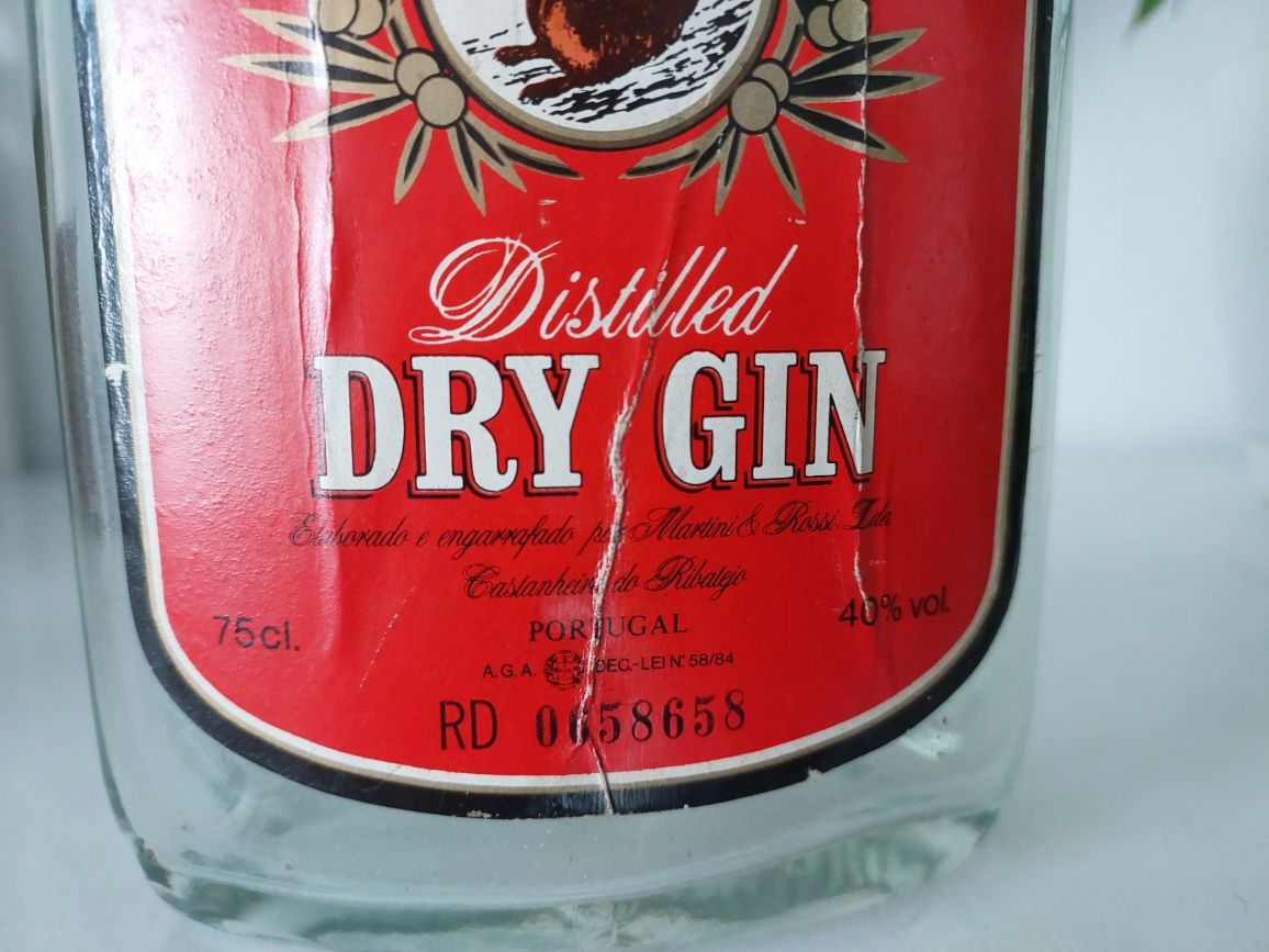 Garrafa Vazia Vintage - Bosford Dry Gin 1960.1970