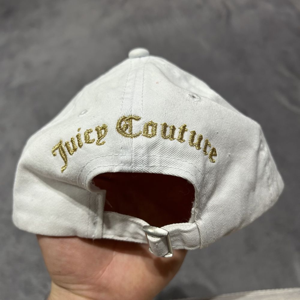 Czapka Juicy Couture biała big logo