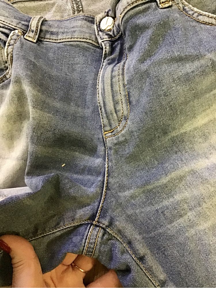 Штани рвані потерті версачі versace джинс джинсові унісекс