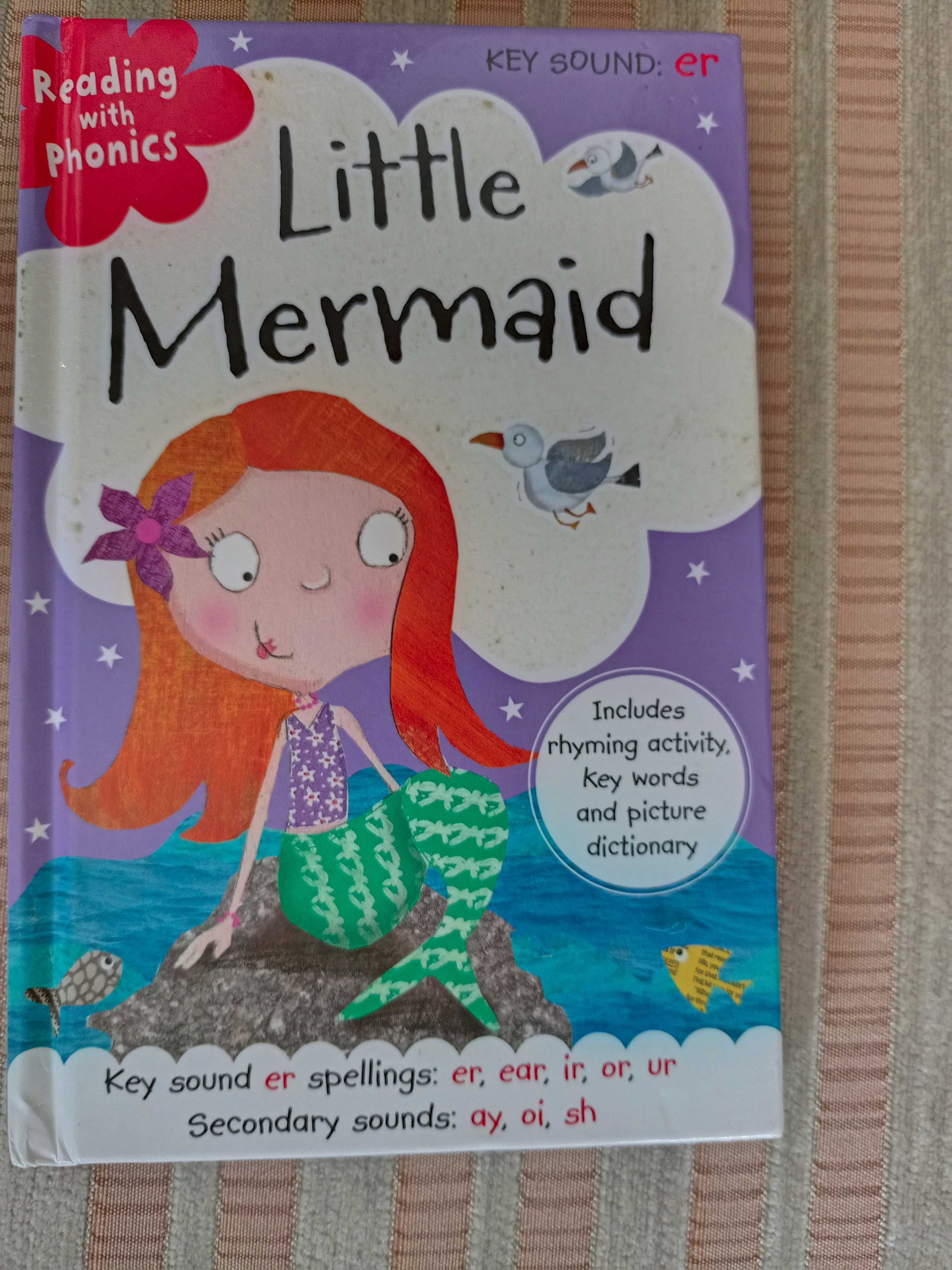 книга на английском для детей Little Mermaid/детская книга с правилами
