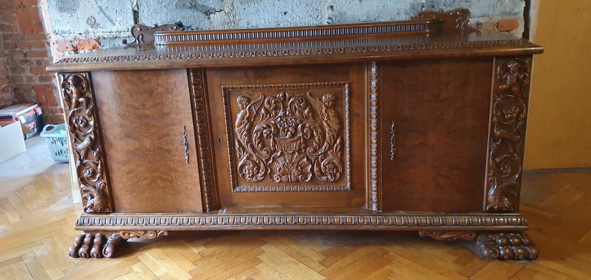 Komoda holenderska z litego drewna