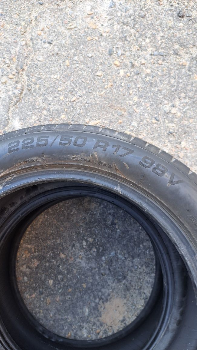 Шини б/у  255/50 r17 лето