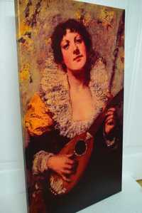 William Merritt  -  La mandolinistica - 1879 ,reprodukcja