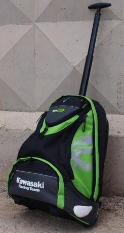 сумка мото рюкзак ранец Kawasaki на колесиках