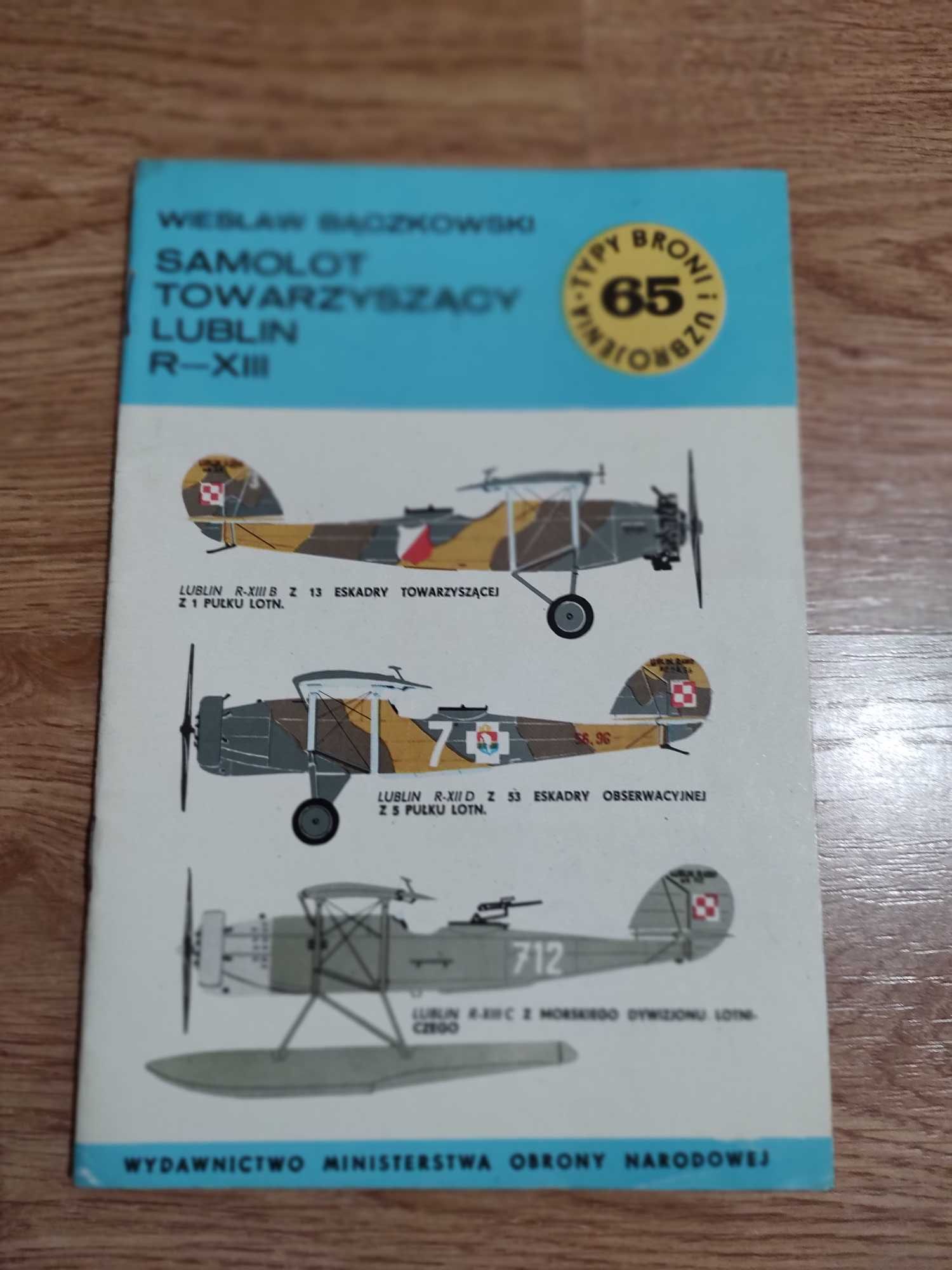 3 zeszyty TBiU Mi-8, AN-26, Lublin R-XIII
