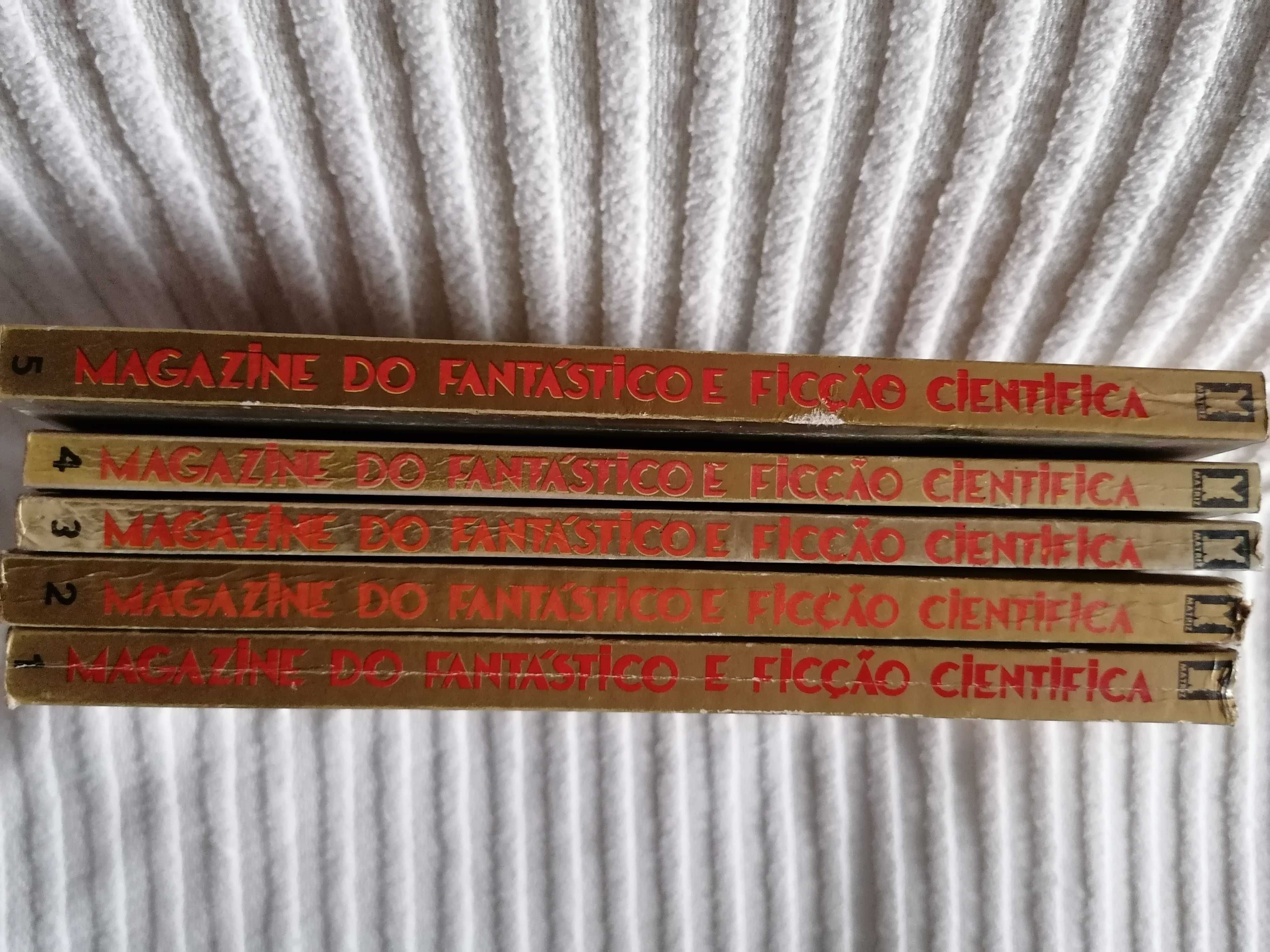 5 volumes Magazine do Fantástico e Ficção Cientifica, Editora Matriz