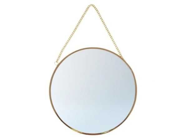 LUSTRO WISZĄCE ścienne lustro loftowe okrągłe