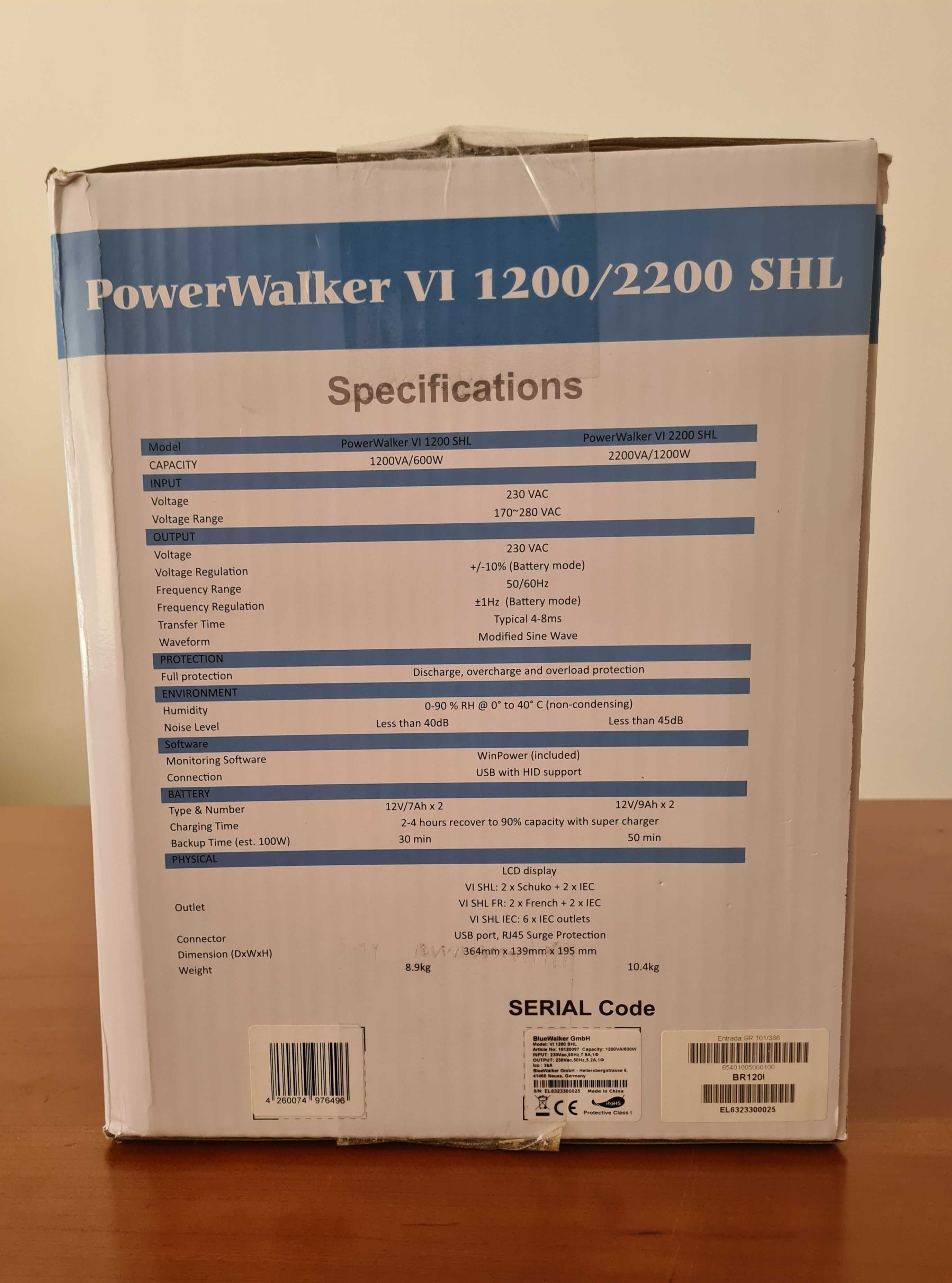 UPS PowerWalker VI 1200 SHL