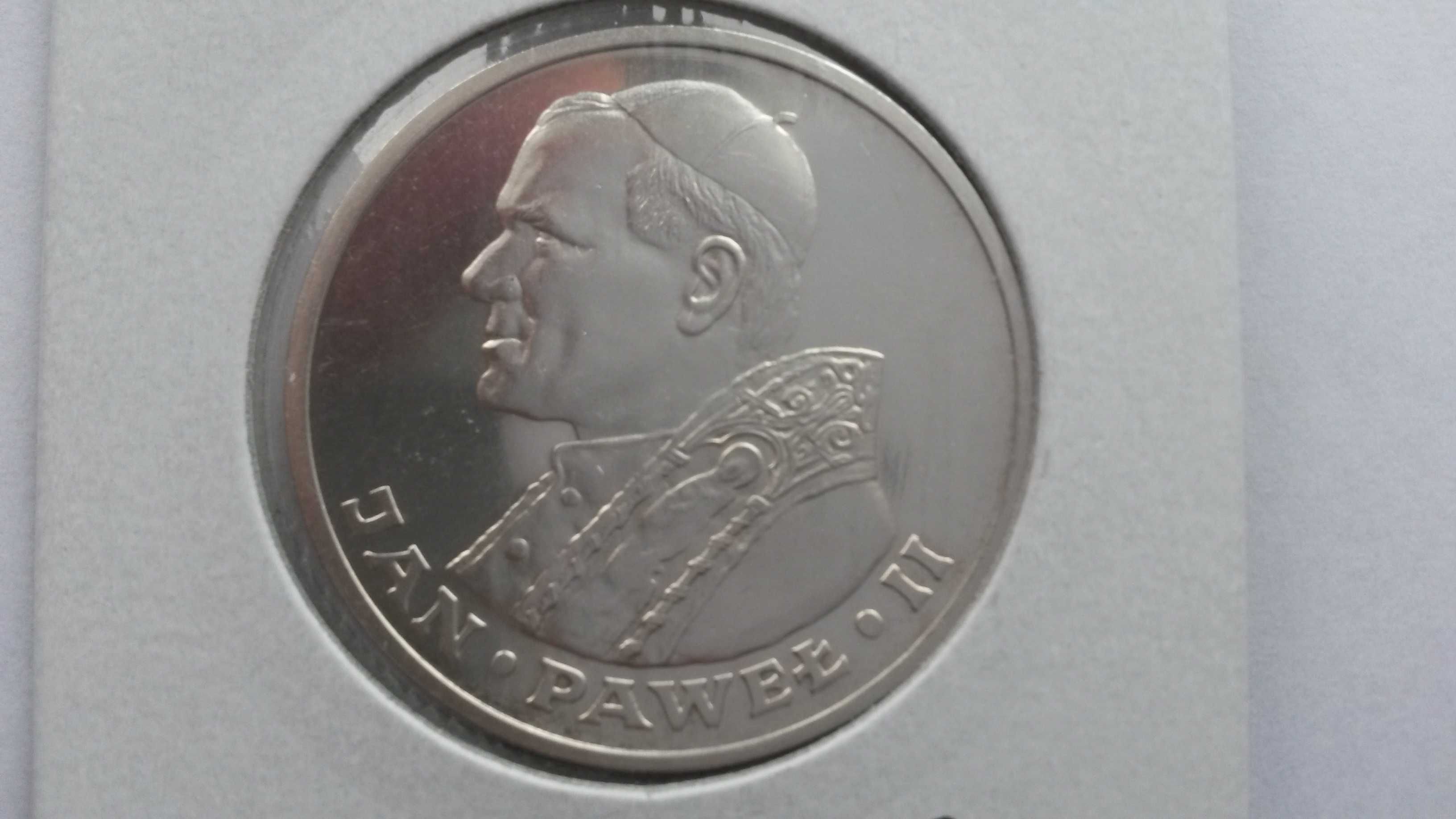 Moneta kolekcjonerska 1000 zł srebrna lustrzanka Jan Paweł II 1982 r.