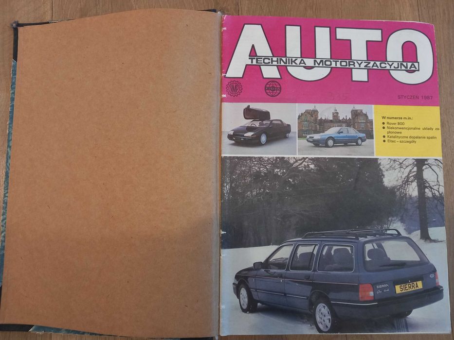 Czasopismo Technika Motoryzacyjna 1987 zbiór 12 wydań