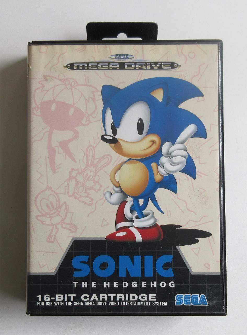 MEGA DRIVE - Sonic The Hedgehog (Inclui Um Manual)