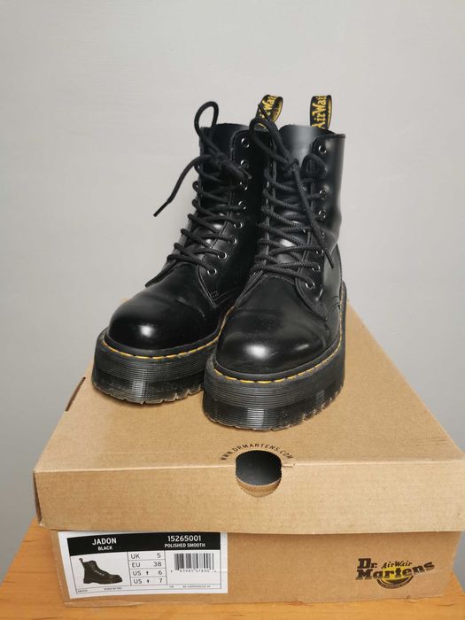 Czarne martensy jadon 38 black dr martens