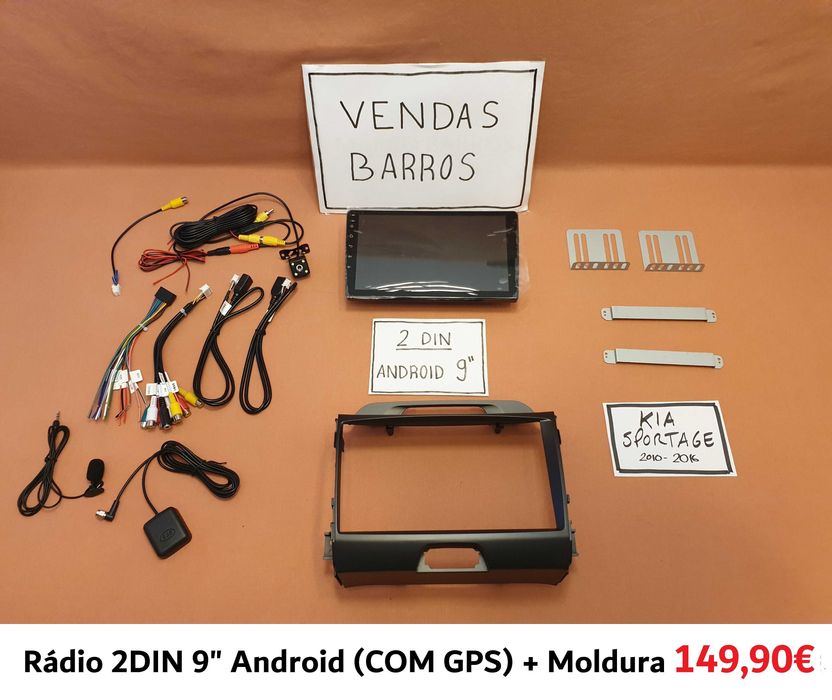 (NOVO) Rádio 2DIN • KIA Venga / Sportage / Optima • Android [4+32GB]