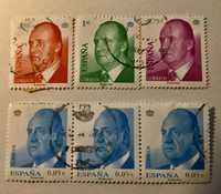 6 selos Espanha - Rei Juan Carlos
