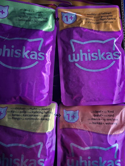 Whiskas+1, mix smaków