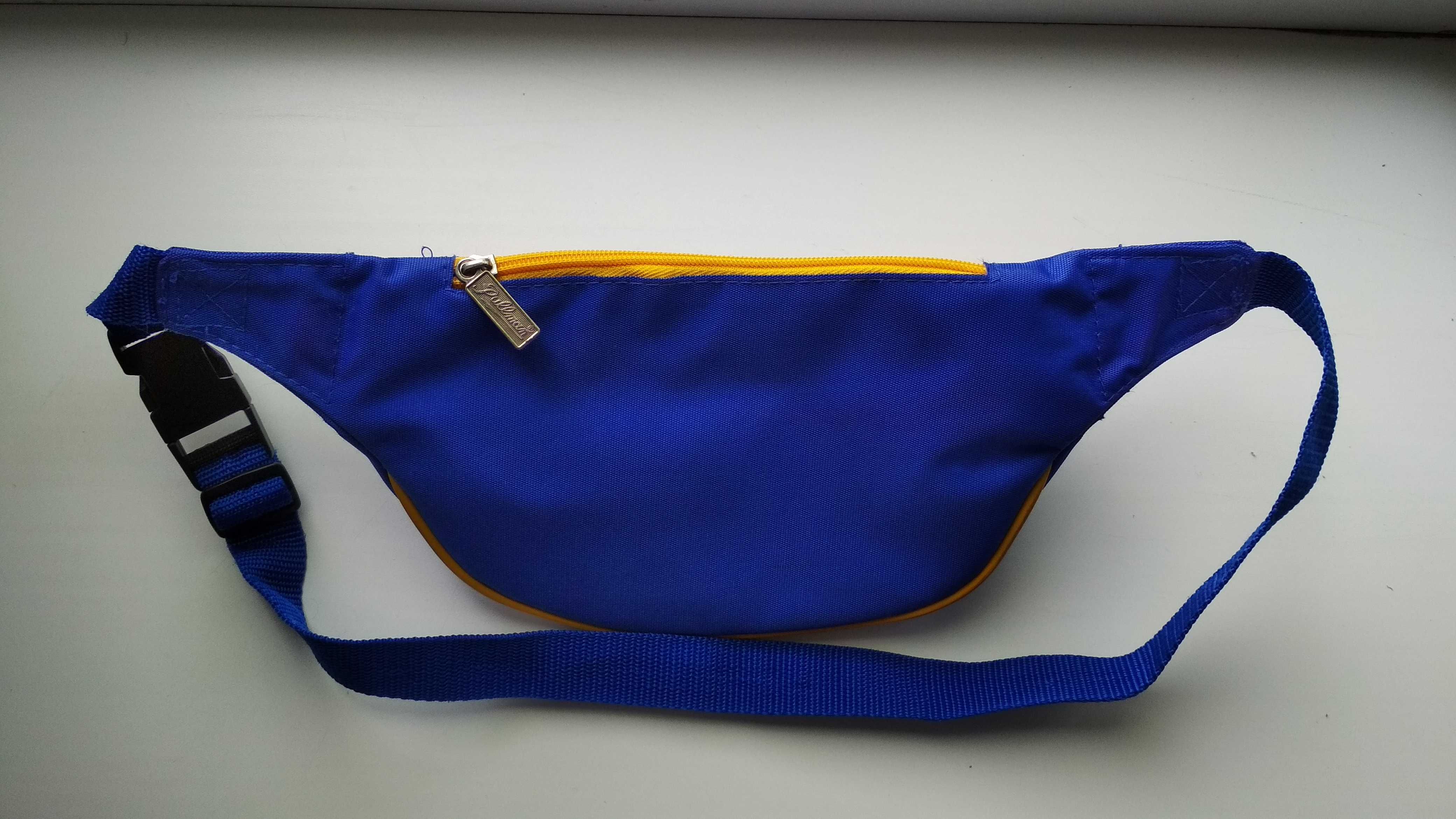 PullMan сумка бананка клатч барсетка original нова (синій з жовтим)