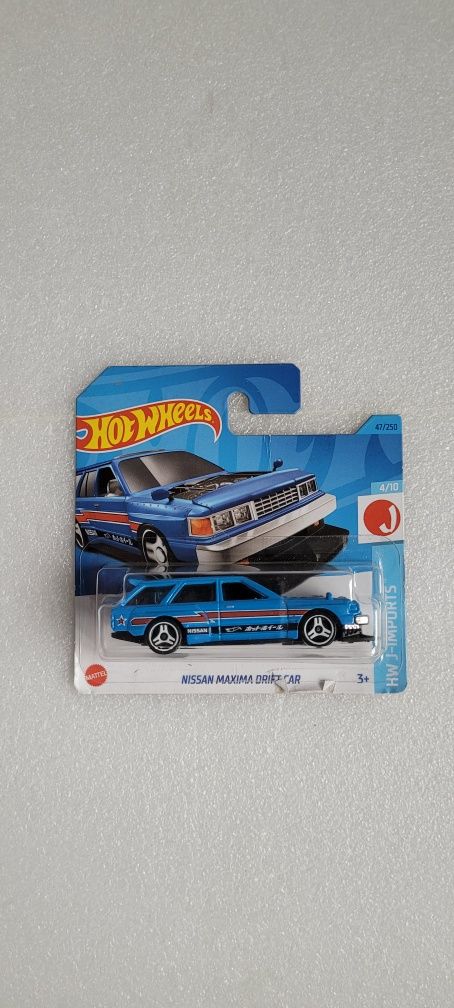 Nissan Maxima Drift Car blue Hot Wheels