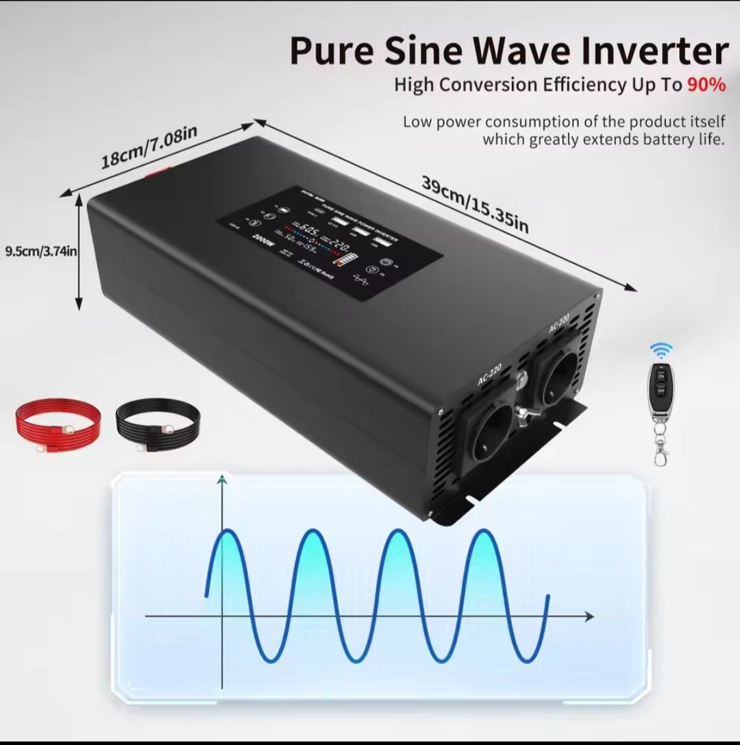 Inversor de Onda Senoidal 2000w