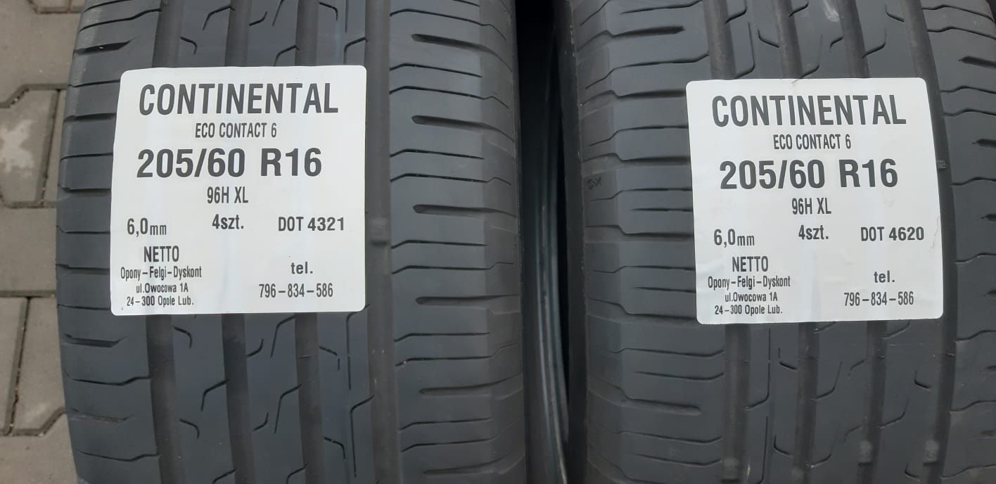Opony Continental 205 60 R16