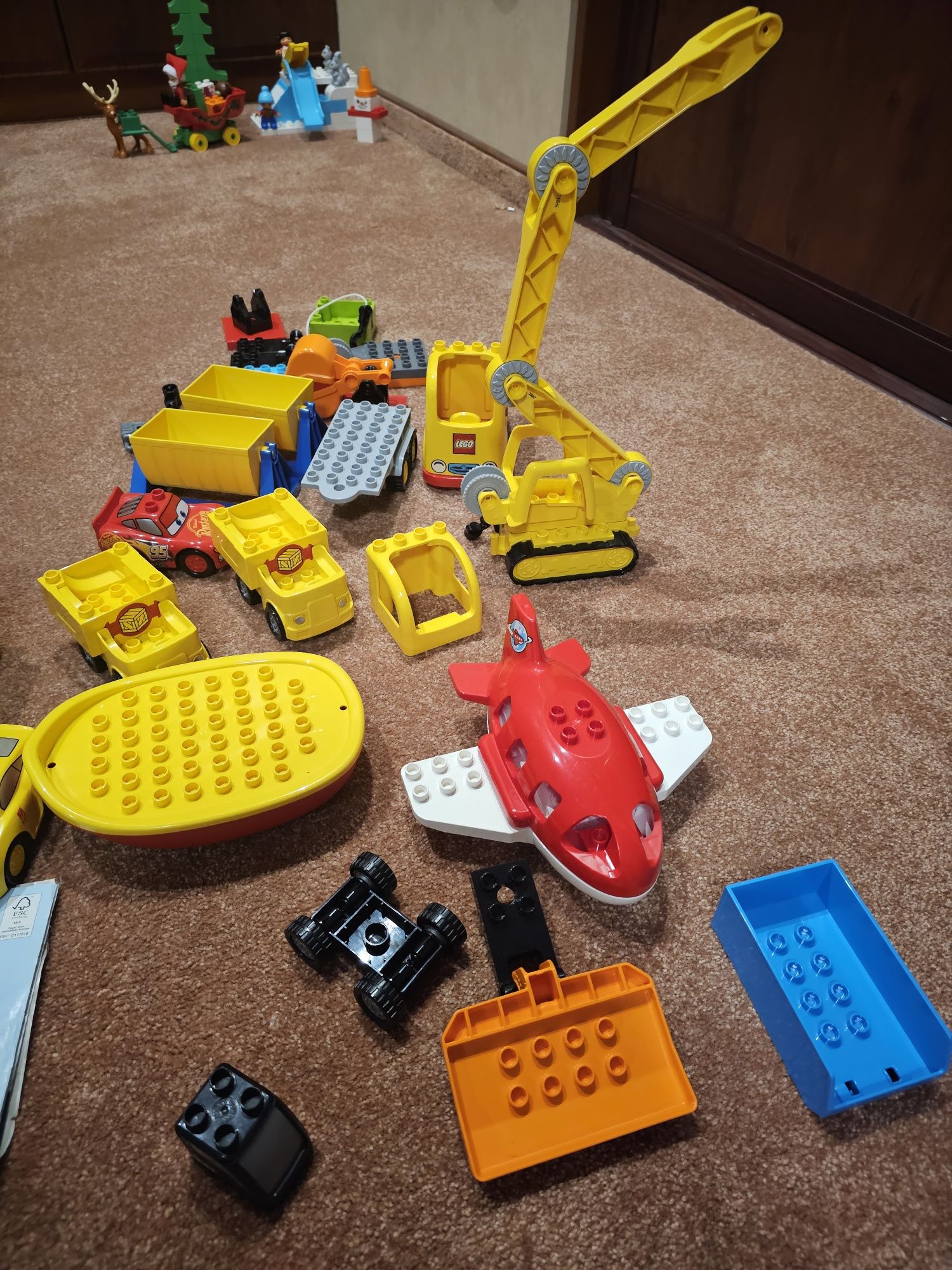 Lego Duplo 2 потяга подвійні рейки  лего дупло пакет