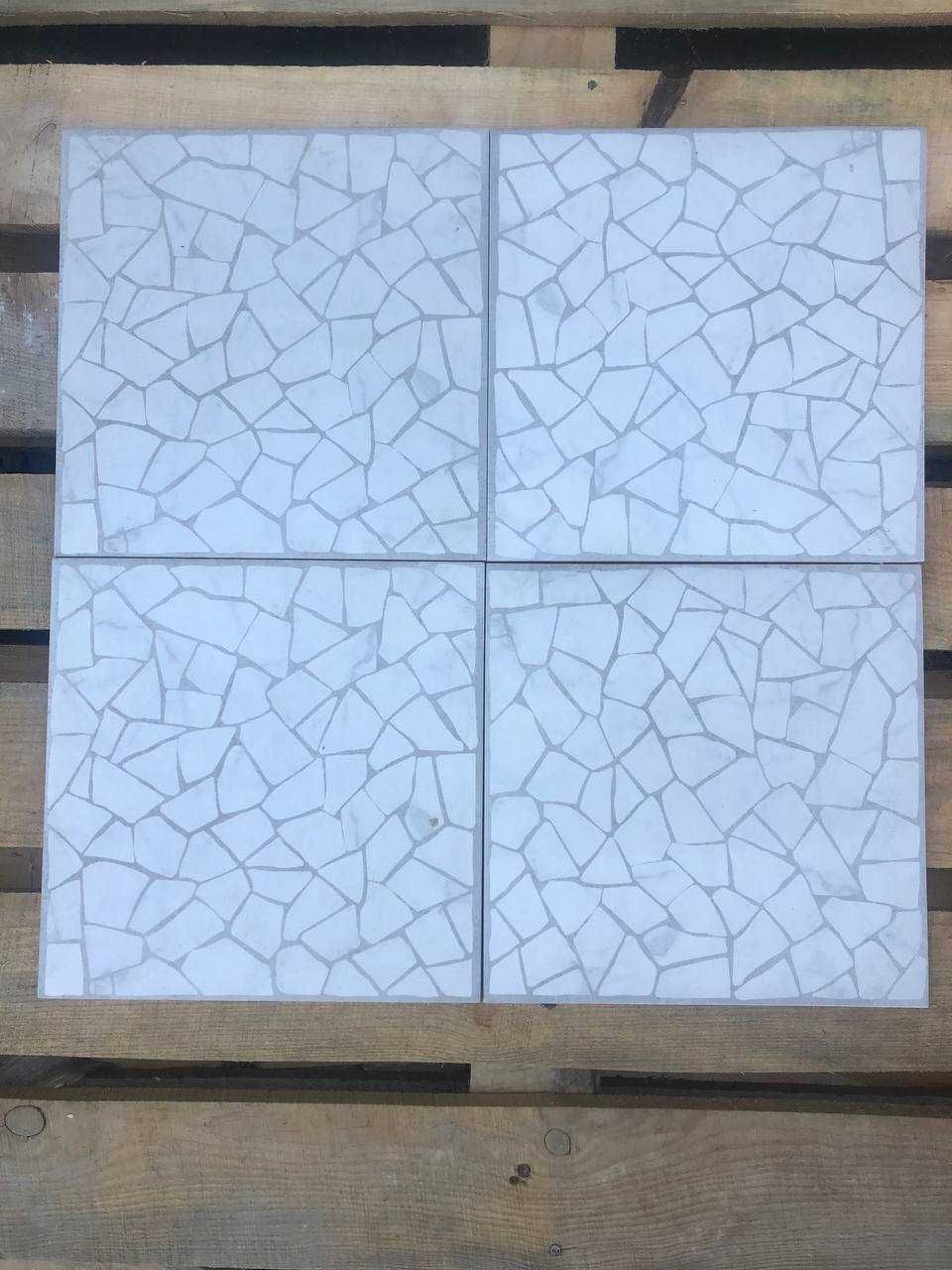 Матовая Белая плитка на Пол Mosaic 30x30 см
