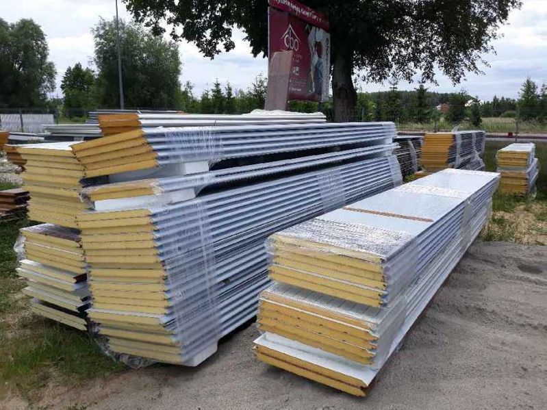 Płyta warstwowa ścienna 80 mm II gat,  NOWA DOSTAWA cały kraj