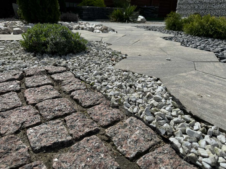 Promocja! Biały grys "Bianco Carrara" (Grys, Kamień ogrodowy) 16-22 mm