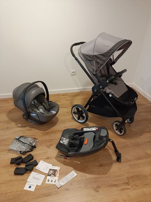 Carrinho bebé Cybex + Ovo Cybex + base Isofix Cybex