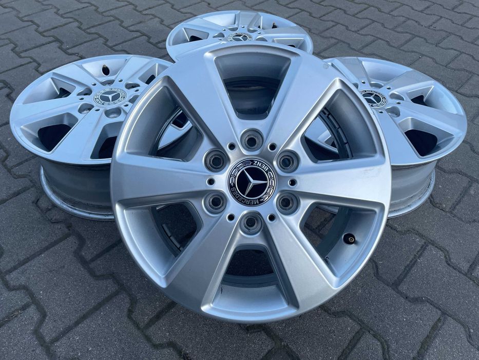 Oryginalne felgi aluminiowe 16" Mercedes Sprinter OE Jak Nowe