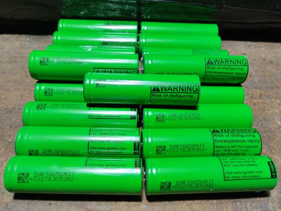 Lg mj1. 18650 аккумулятор 3300/3500mah