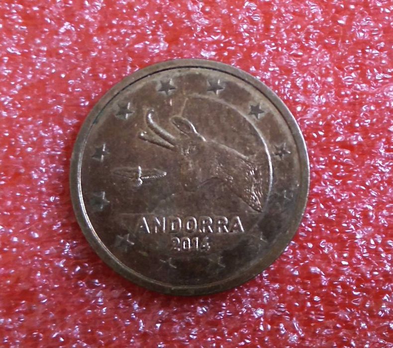 Евро монеты Андорра ,Сан Марино ,Мальта ,Бельгия.