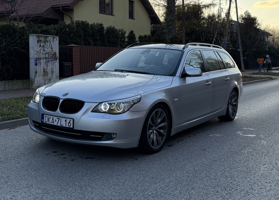 BMW e61 535D/Komforty/Zadbany/Bogata Wersja/HAK elektryczny/