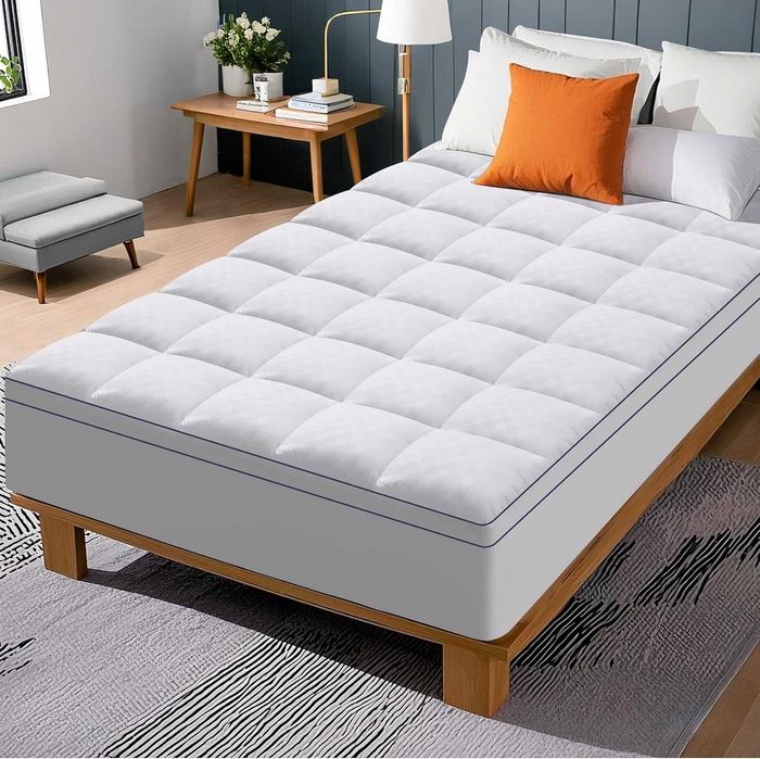 Podwójny materac wierzchni 160x200miękki hipoalergiczny TOPPER PREMIUM