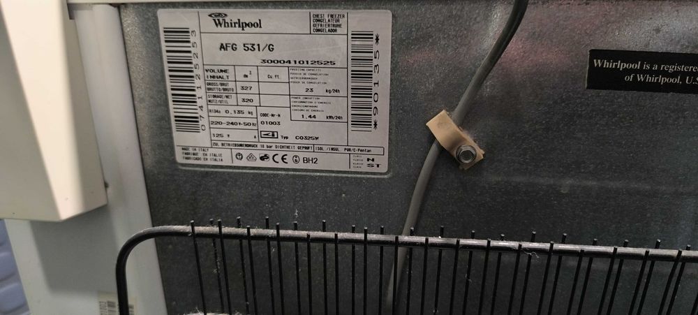 Arca Congeladora Horizontal Whirlpool 320L