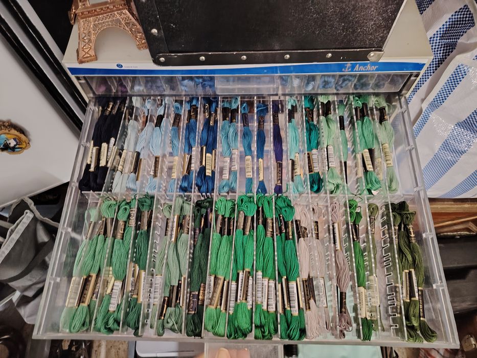 Linhas de bordar - ponto cruz