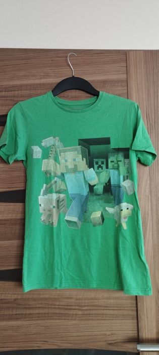 Koszulka Minecraft firmy M&S na 12/13 lat 158 cm.